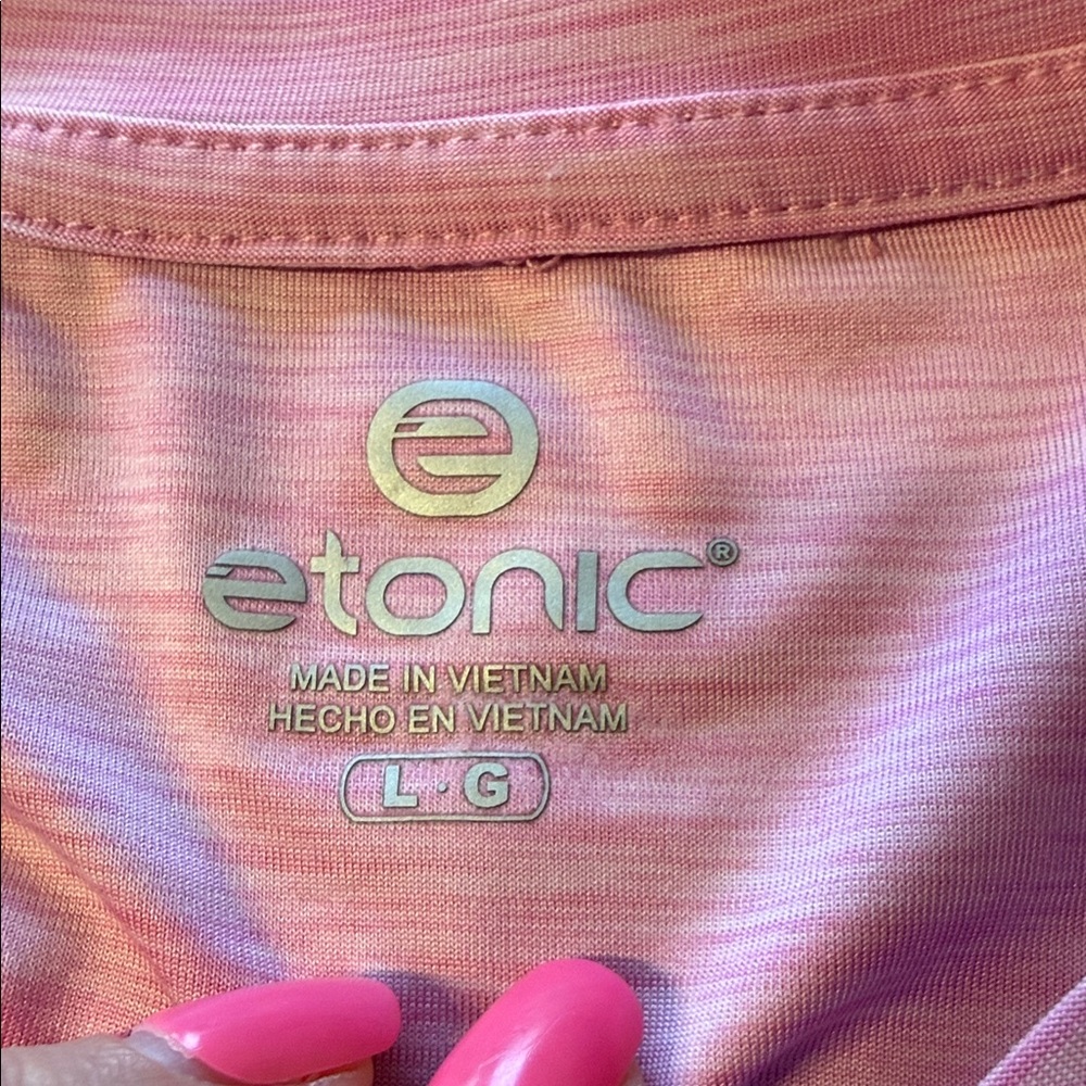 Eton Women's Long Sleeve Crew Neck Top - Pink - Picture 2 of 5